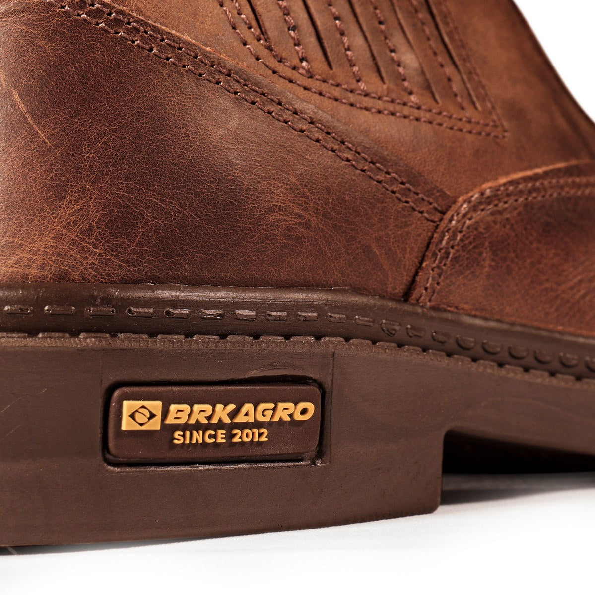 Botina de Couro Brk Texas Brown