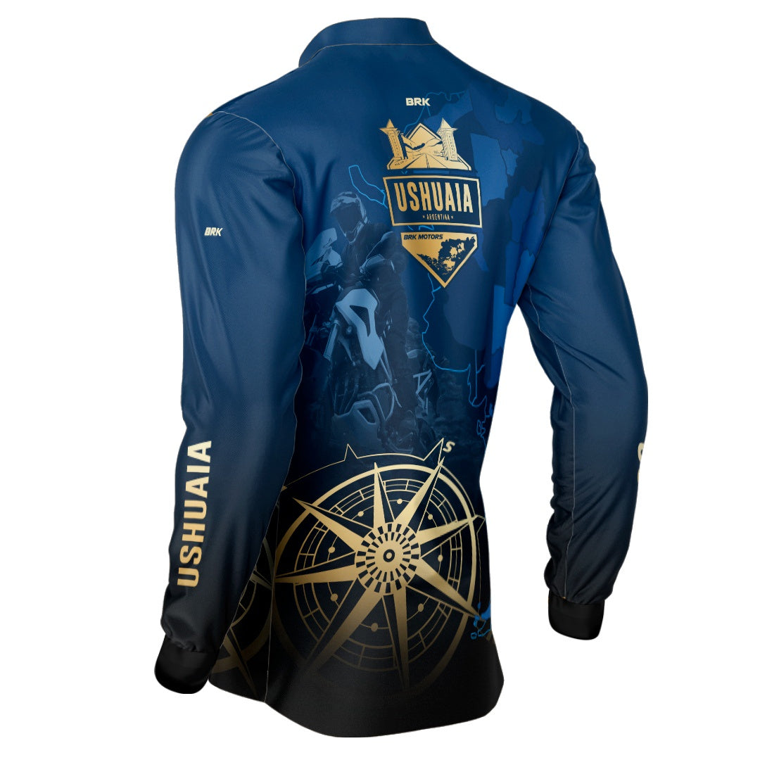 Camisa Brk Ushuaia Azul com Proteção Solar UV50+