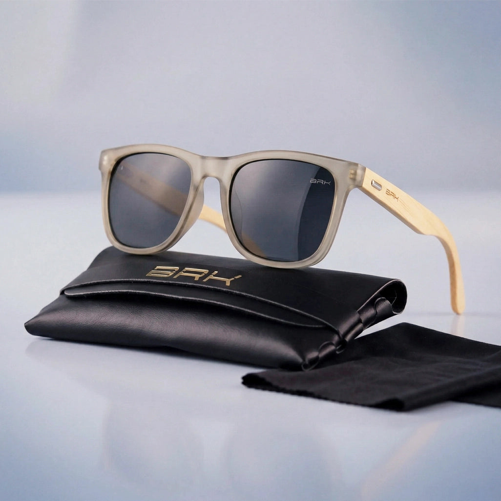 Óculos de Sol Cinza com Lente Polarizada UV400