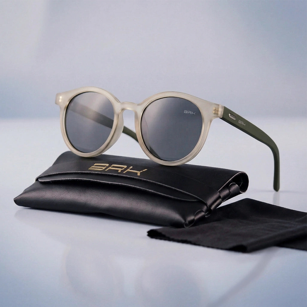 Óculos de Sol Verde Militar com Lente Polarizada UV400