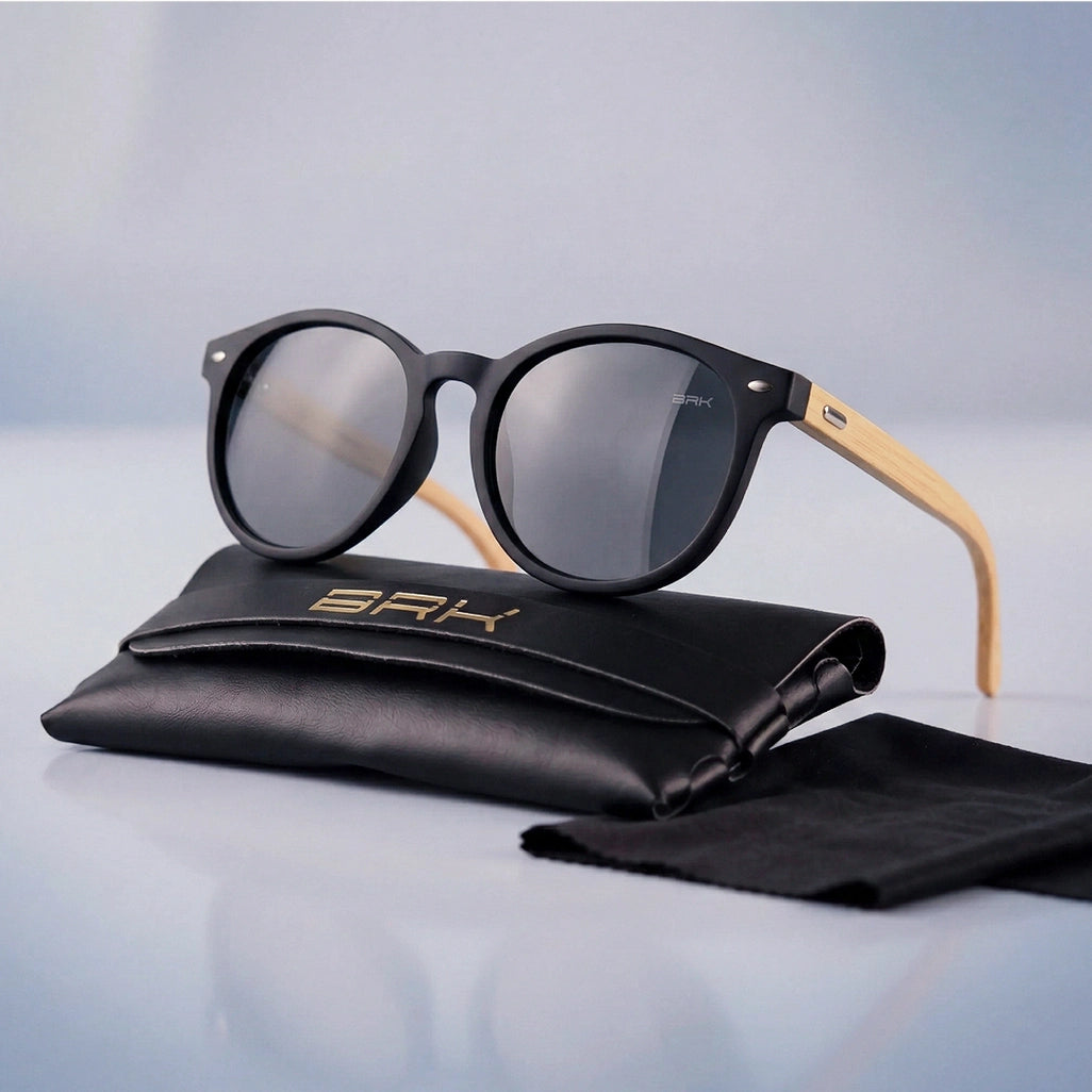 Óculos de Sol Cinza com Lente Polarizada UV400