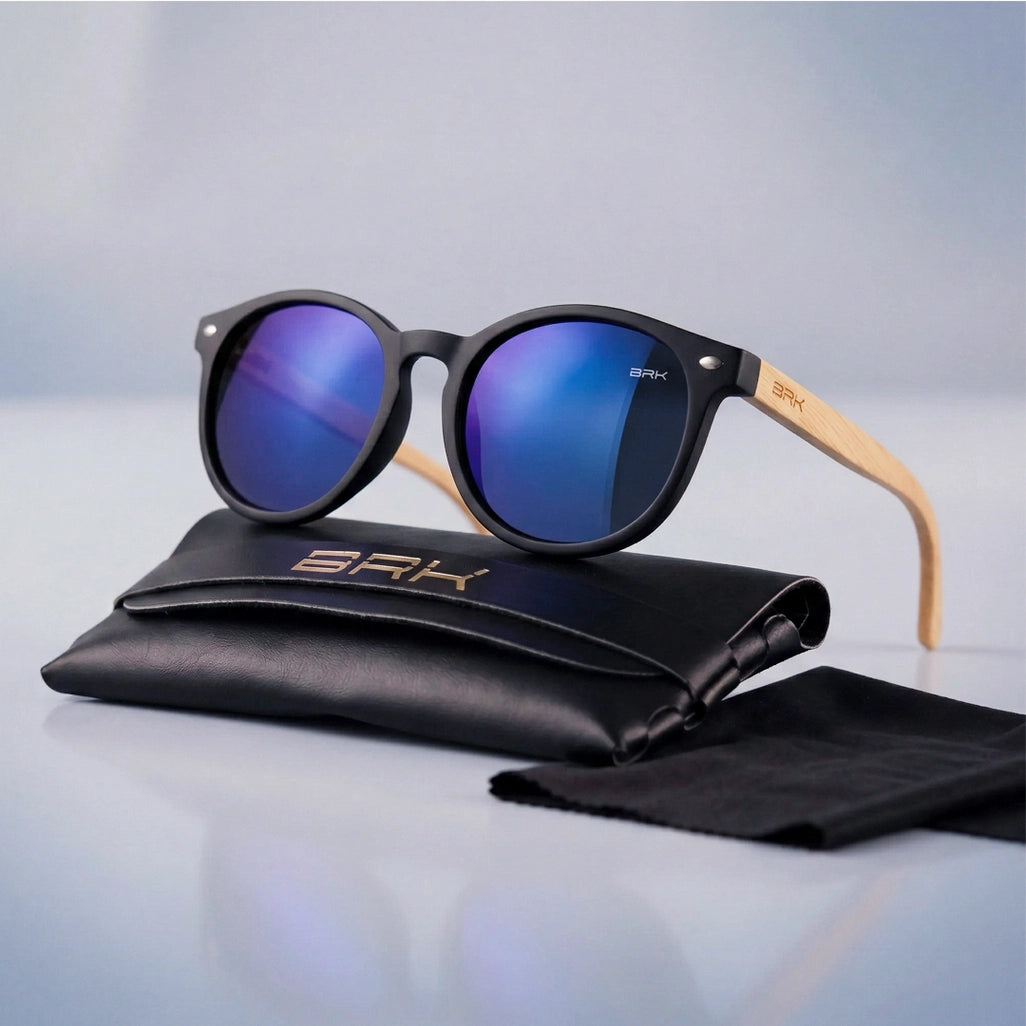 Óculos de Sol Azul com Lente Polarizada UV400