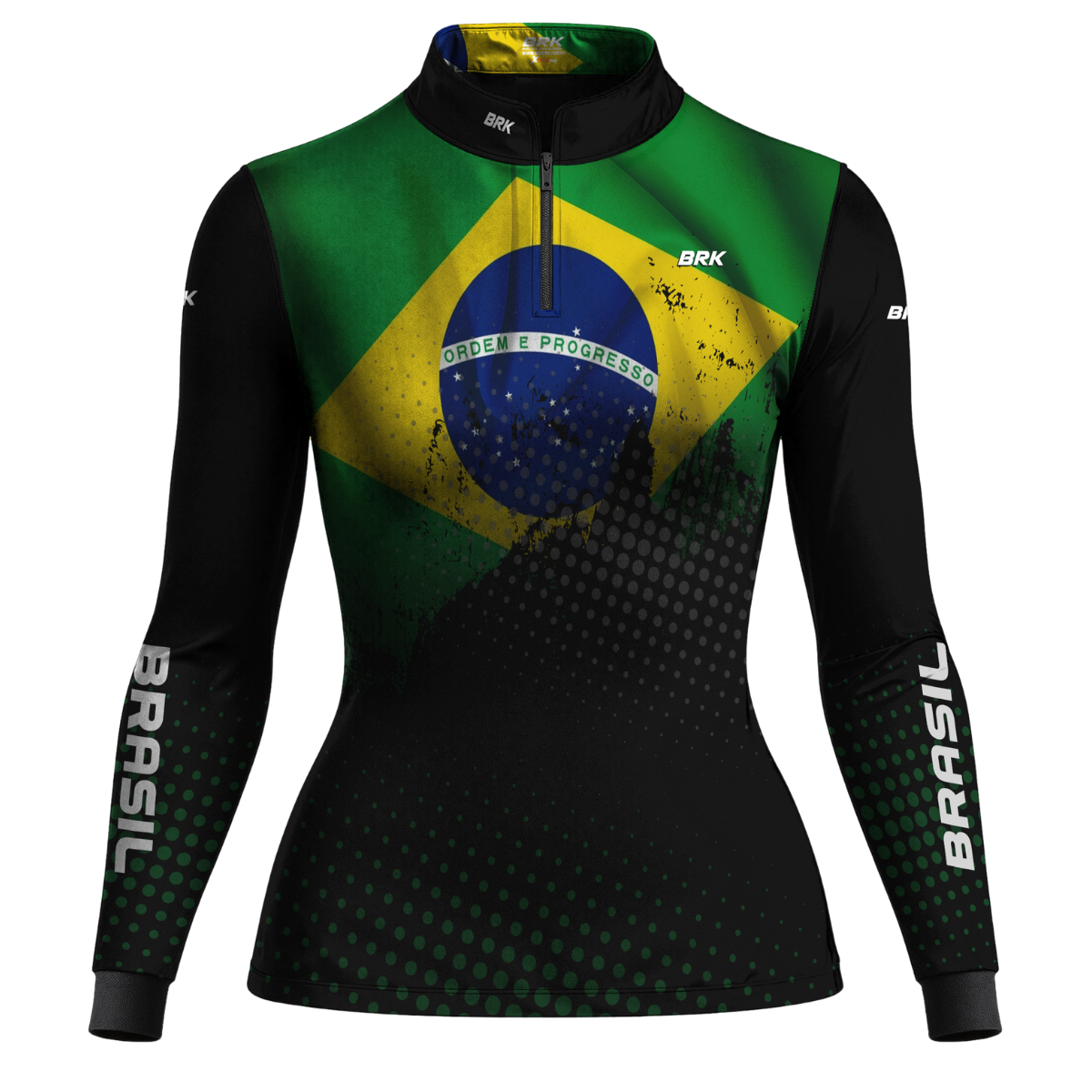 Camisa Brk Brasil com Proteção UV50 Envio Imediato