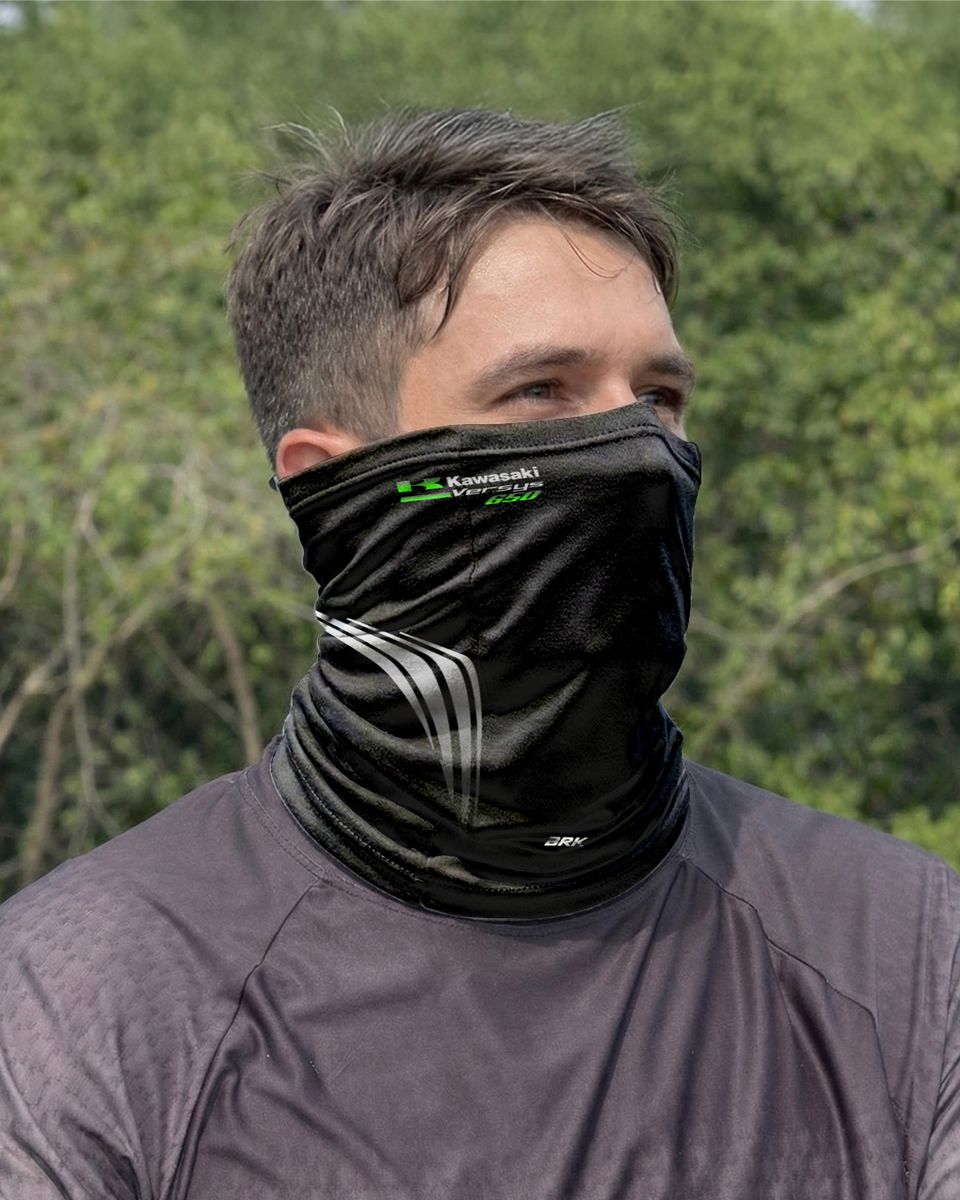 Bandana para Pescoço Brk Kawazaki com Proteção UV50