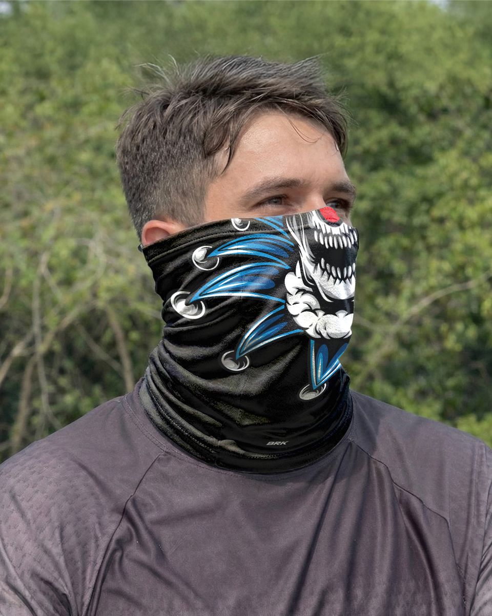 Bandana para Pescoço Brk Caveira Palhaço com Proteção UV50+