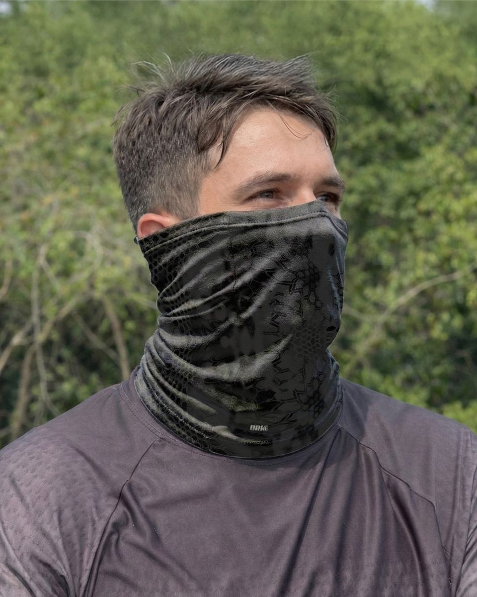 Bandana para Pescoço Stealth Grey BRK com Proteção UV50+