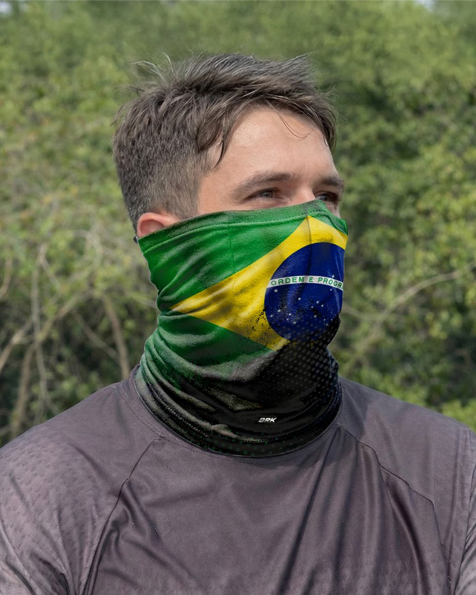 Bandana para Pescoço Brk Brasil com Proteção UV50