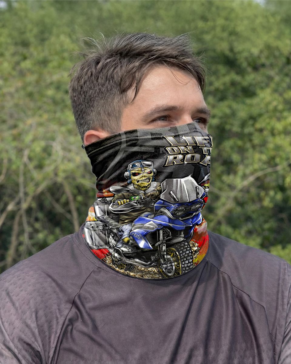 Bandana para Pescoço Brk Route 66 Life On The Road com Proteção UV50+