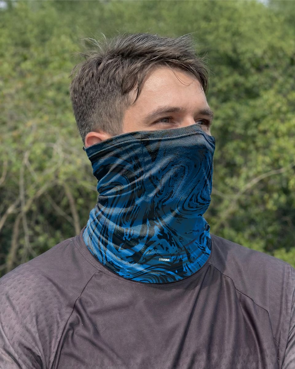 Bandana para Pescoço Black Blue BRK com Proteção UV50+