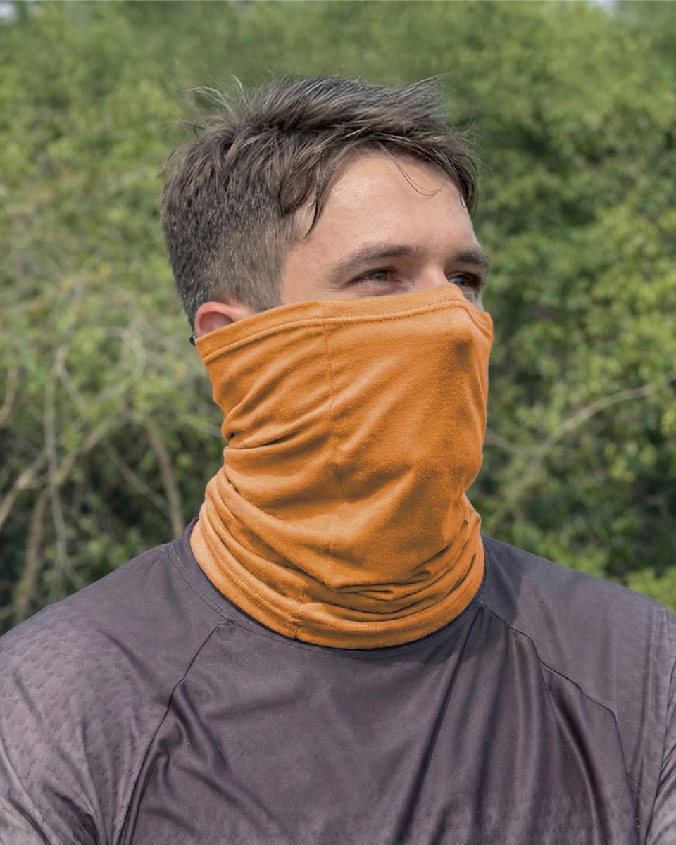 Bandana para Pescoço Brk Laranja Liso com Proteção UV50+