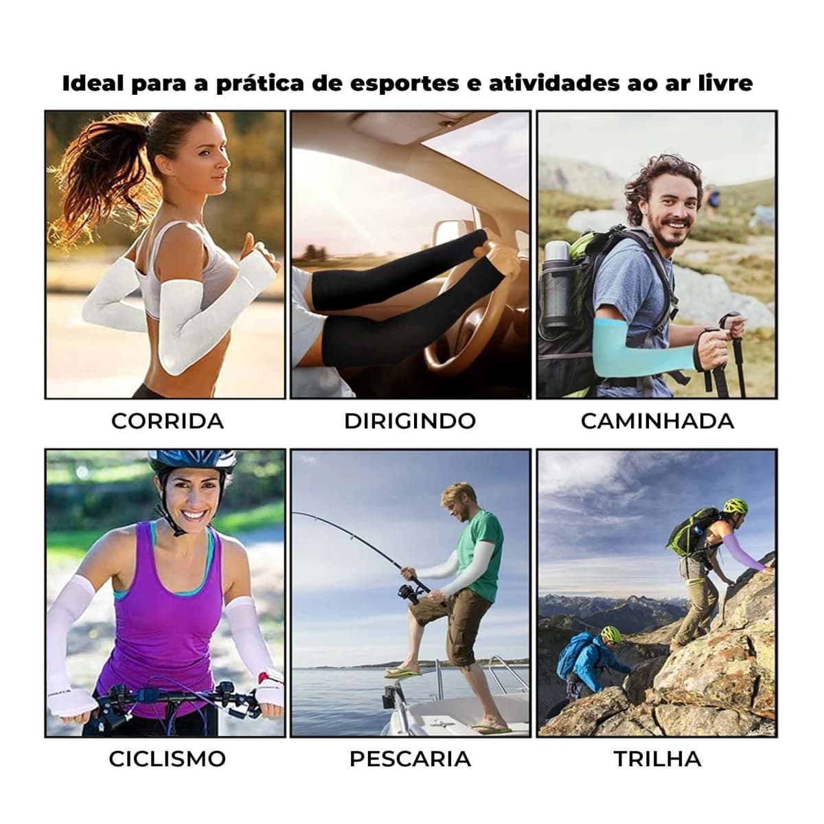 Manguito Brk UV50+ - Azul Petróleo