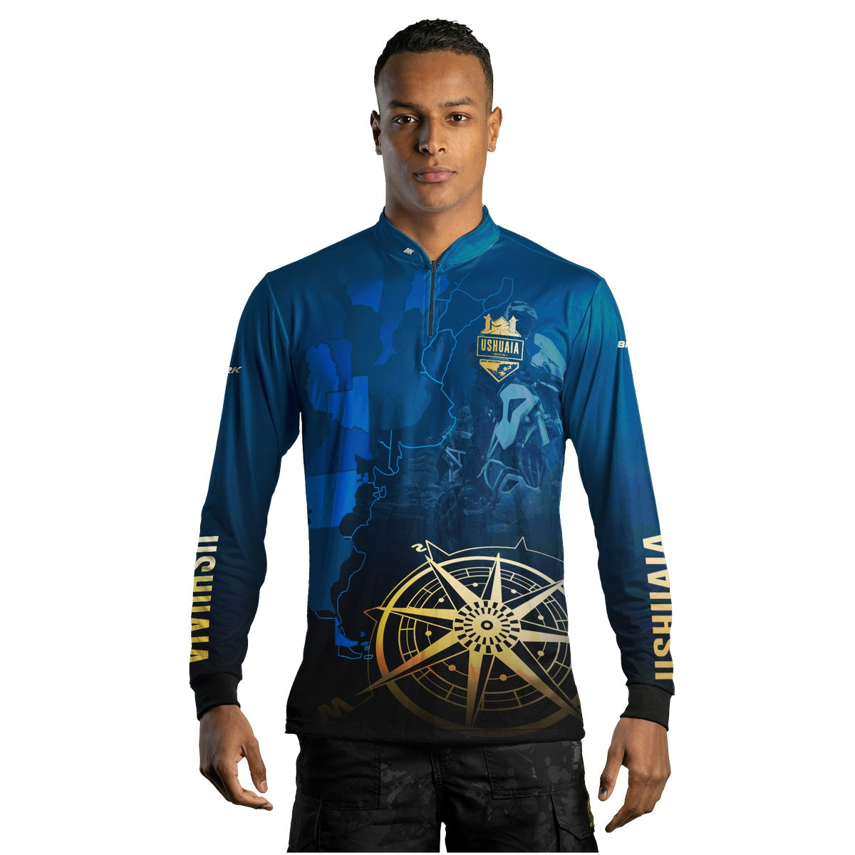 Camisa Brk Ushuaia Azul com Proteção Solar UV50+