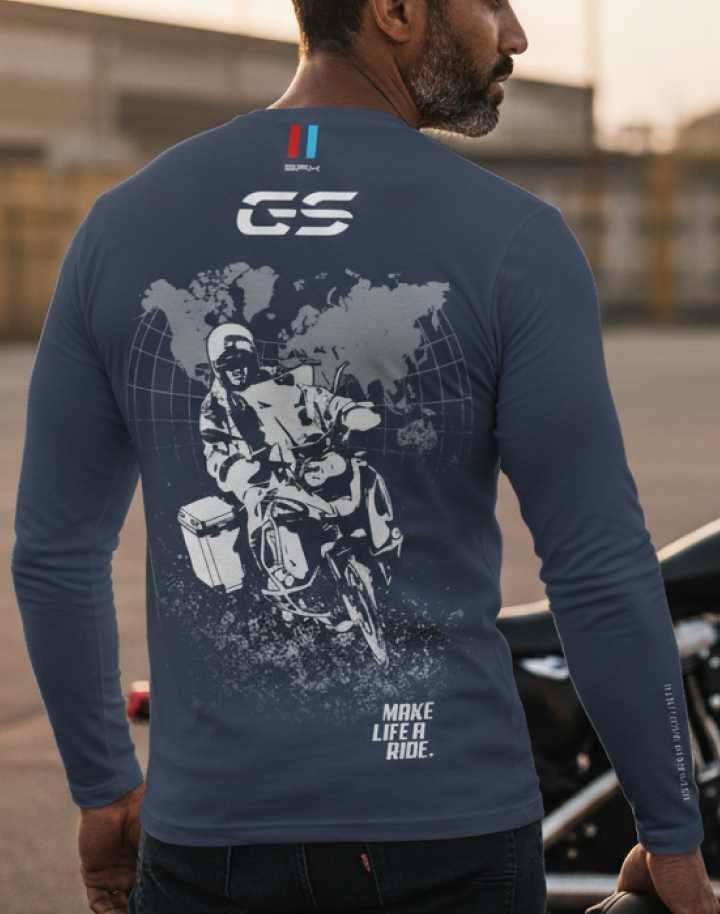 Camisa UV50 Segunda Pele Brk GS Make Life a Ride