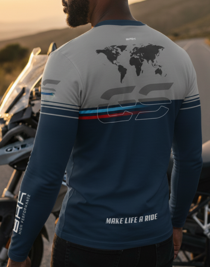 Camisa UV50 Segunda Pele Brk GS Mapa Mundi