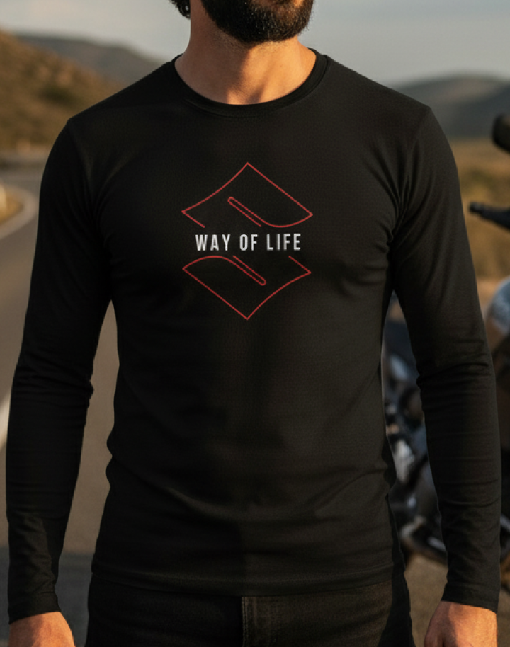 Camisa UV50 Segunda Pele Brk Motors Preta Way of Life
