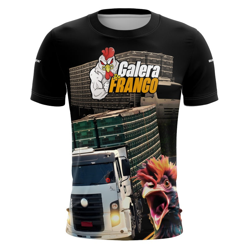 Camiseta de Caminhão Brk Galera do Frango Com Uv50+