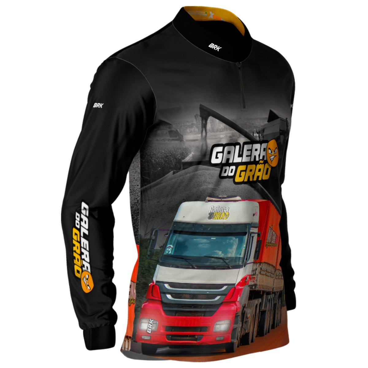Camisa de Caminhão Brk Galera Do Grão com UV50+