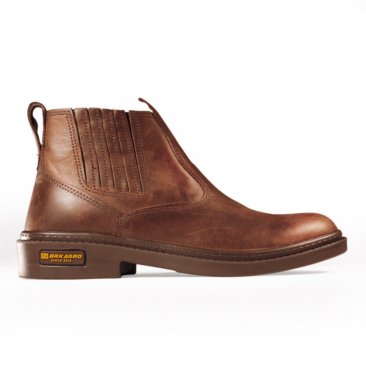 Botina de Couro Brk Texas Brown