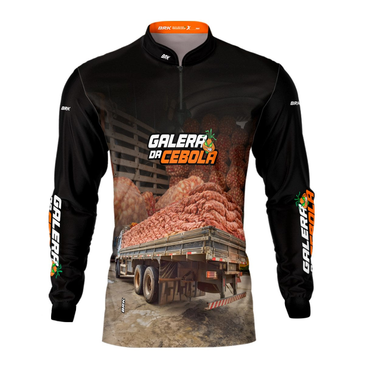 Camisa de Caminhão Brk Galera da Cebola com Proteção Solar UV50+