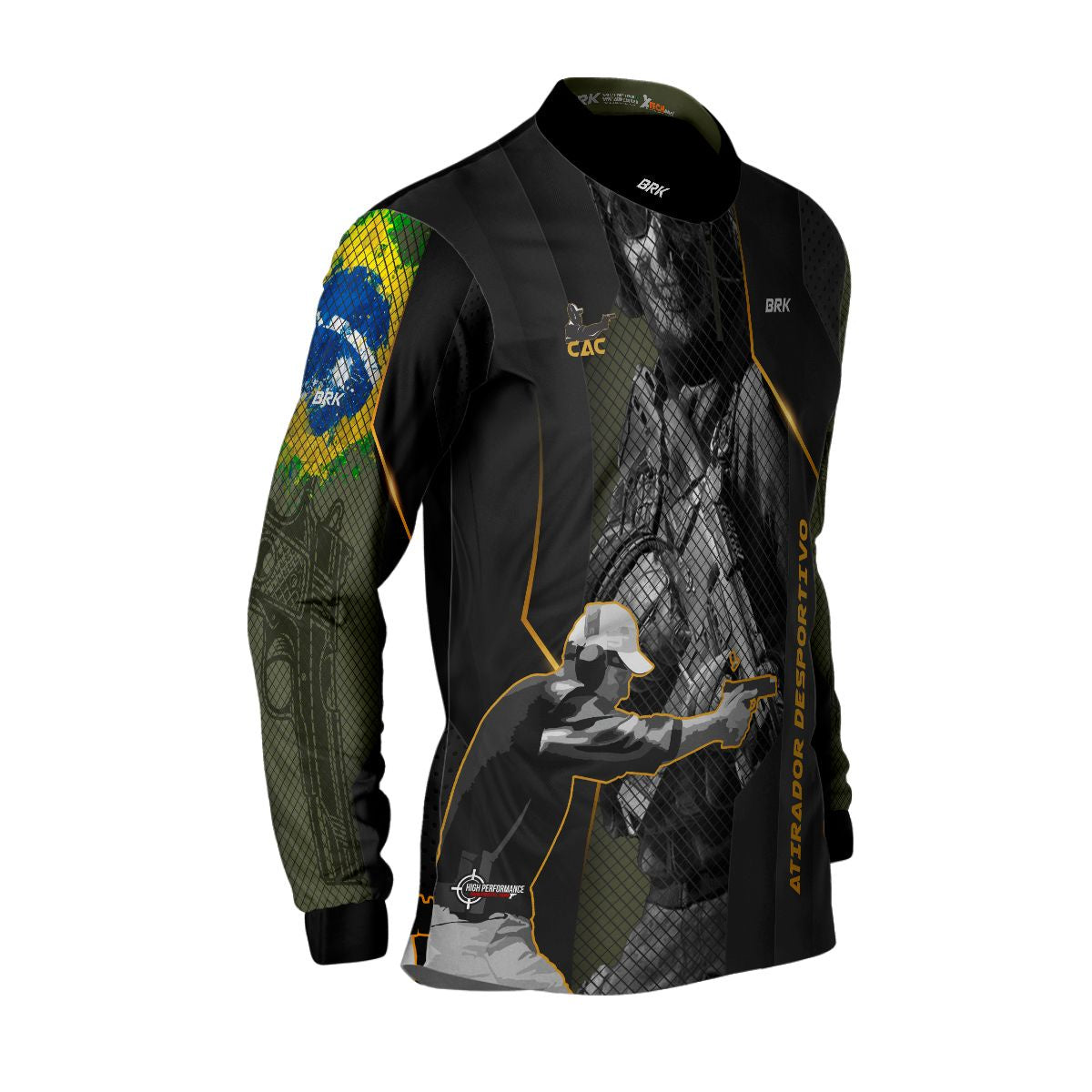 Camisa Militar Brk Atirador Esportivo com Proteção Solar UV50+