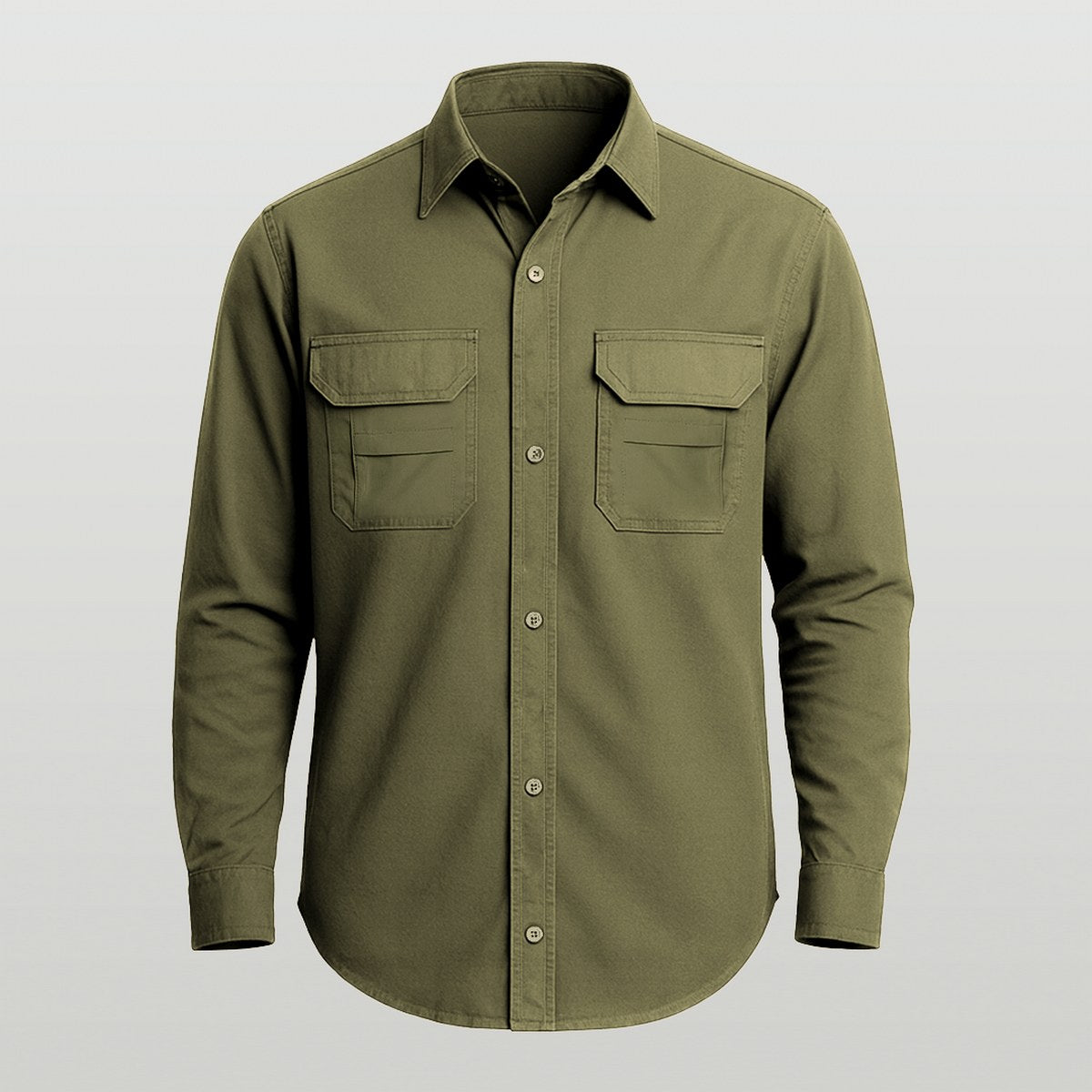 Camisa de Botão Brk Caqui com Proteção UV50+