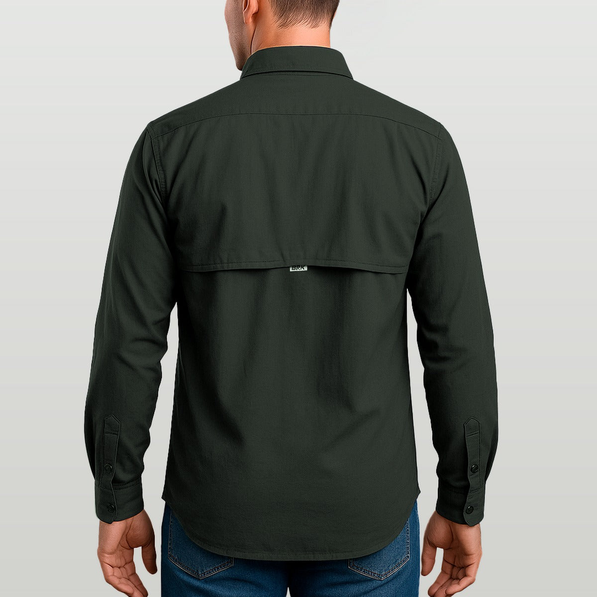Camisa de Botão Brk Chumbo com Proteção UV50+