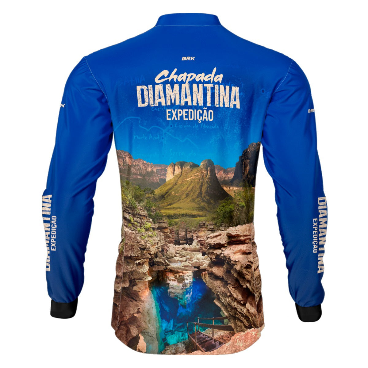 Camisa de Motociclismo Brk Expedição Chapada Diamantina com Proteção Solar UV50+