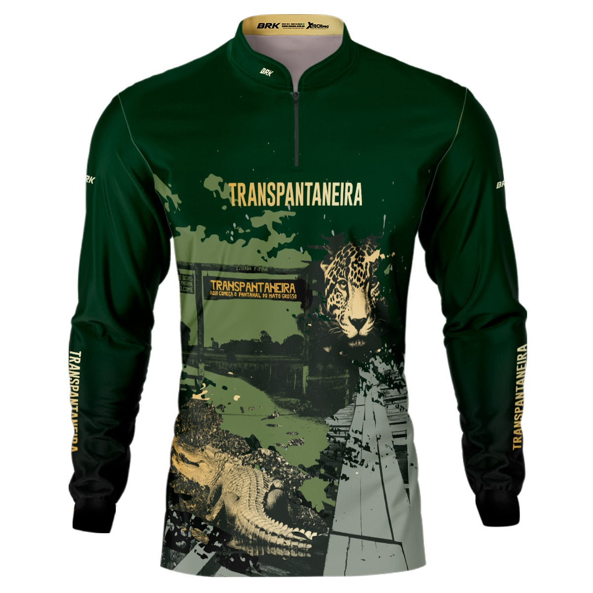 Camisa de Motociclismo Brk Transpantaneira com Proteção Solar UV50+
