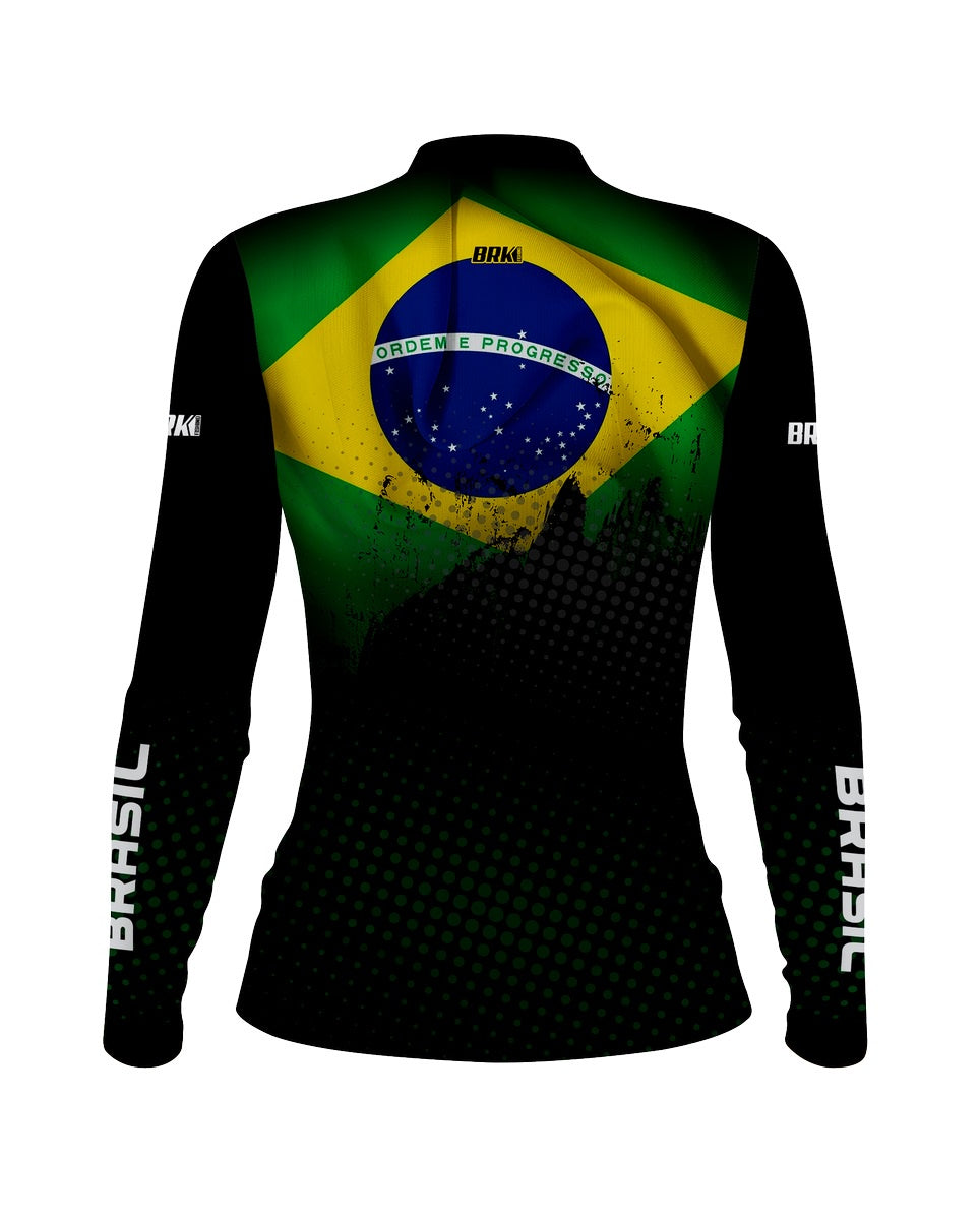 Camisa Brk Brasil com Proteção UV50 Envio Imediato