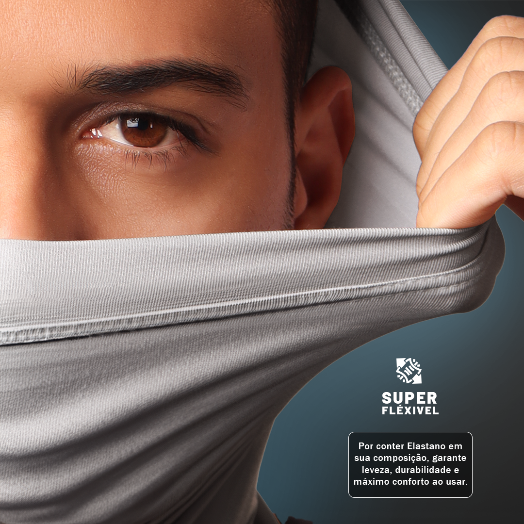 Bandana Tubeneck Brk Caveira com Proteção UV50 - Envio Imediato