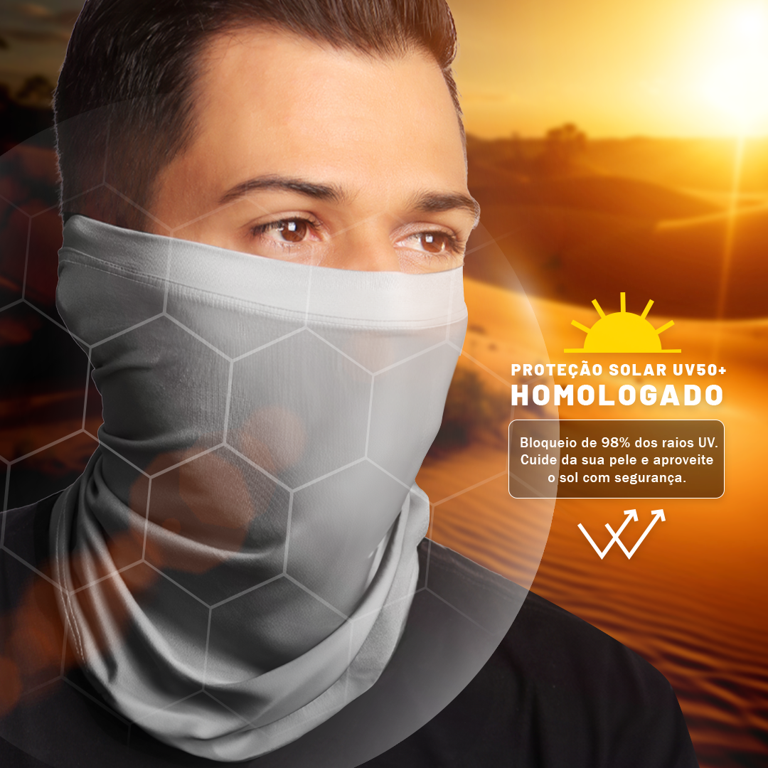 Bandana Tubeneck Brk Caveira com Proteção UV50+