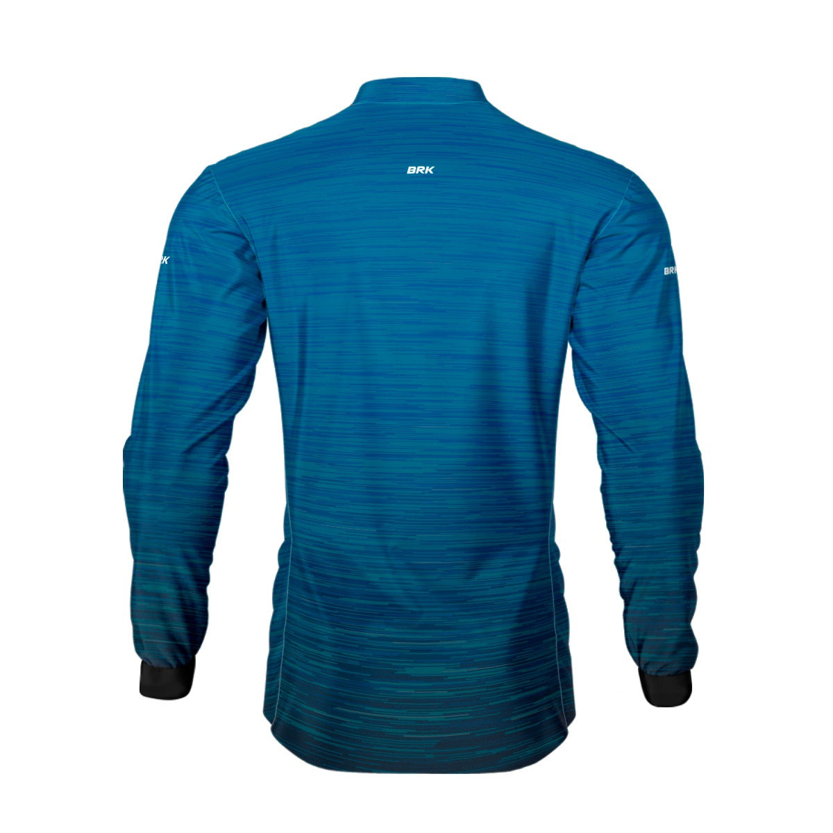 Camisa de Motociclismo Básica Brk Mescla Azul com Proteção Solar UV50+