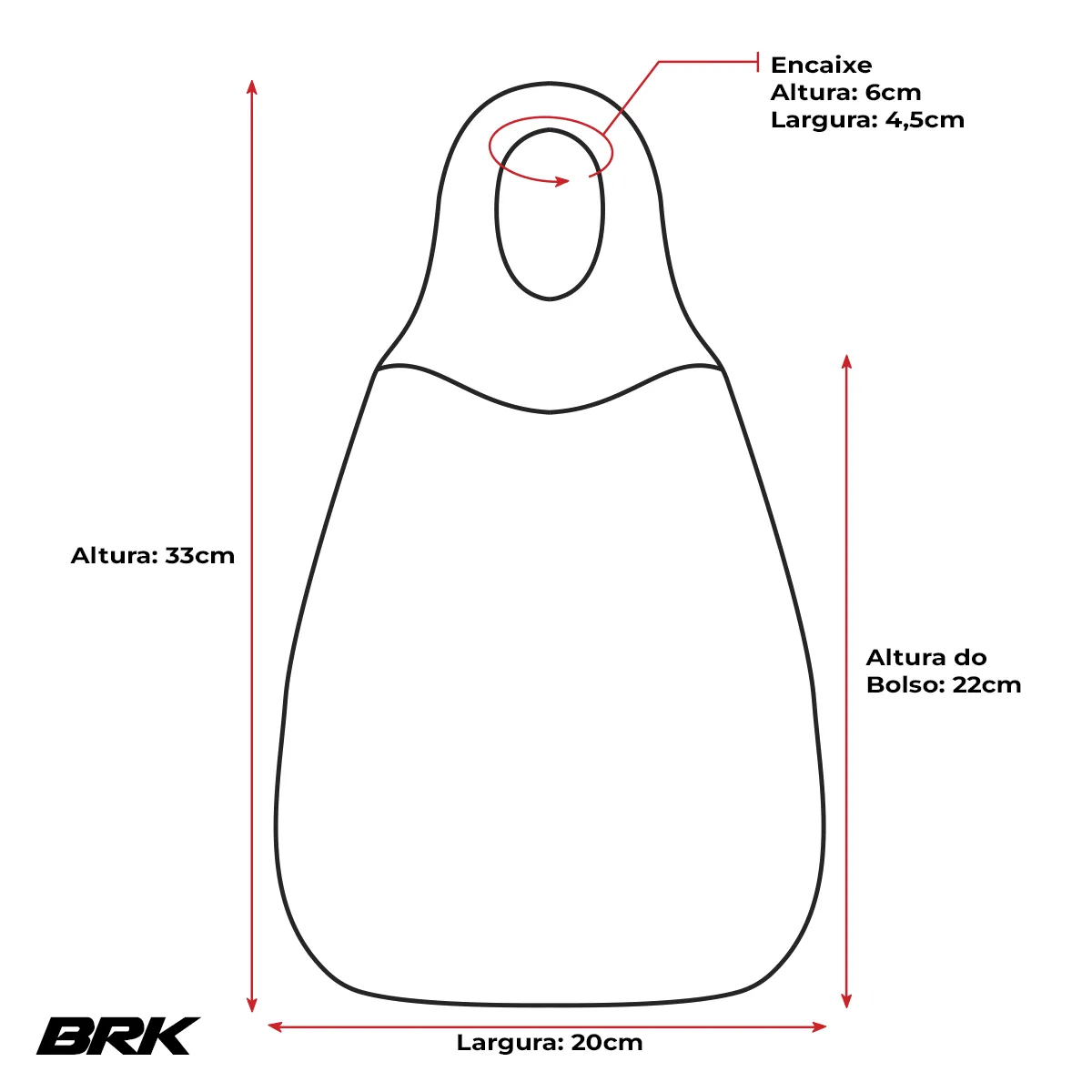 Sacola de Lixo Automotivo Estados Unidos Neoprene