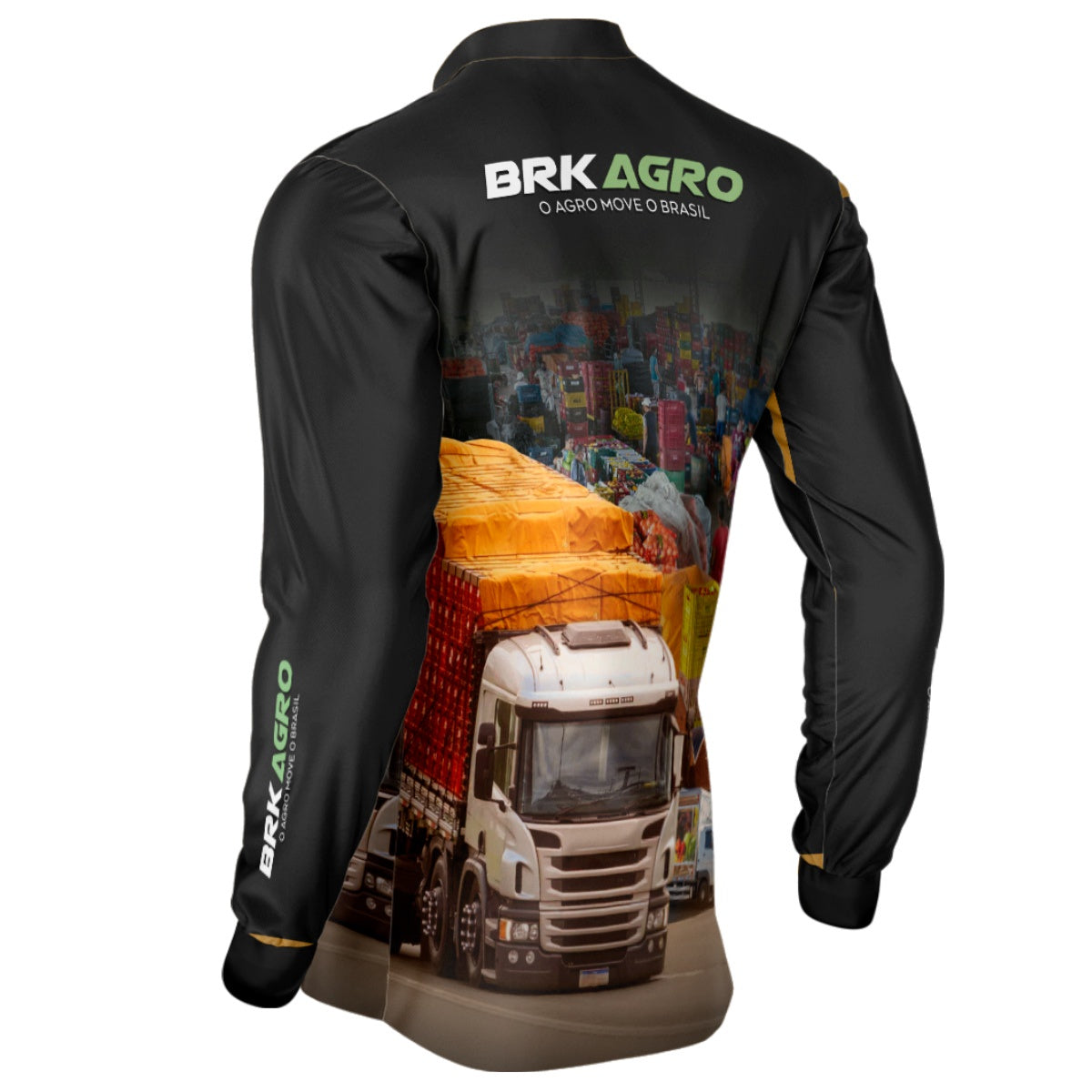 Camisa Agro Brk Ceasa Caminhão com Proteção Solar UV50+
