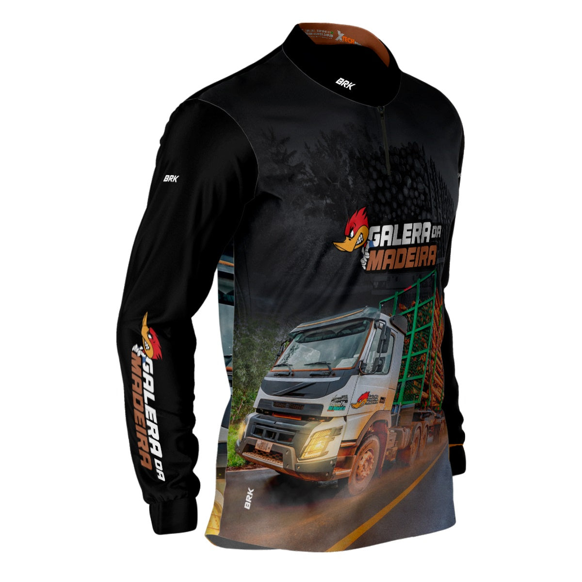 Camisa de Caminhão Brk Galera da Madeira com Proteção UV50+