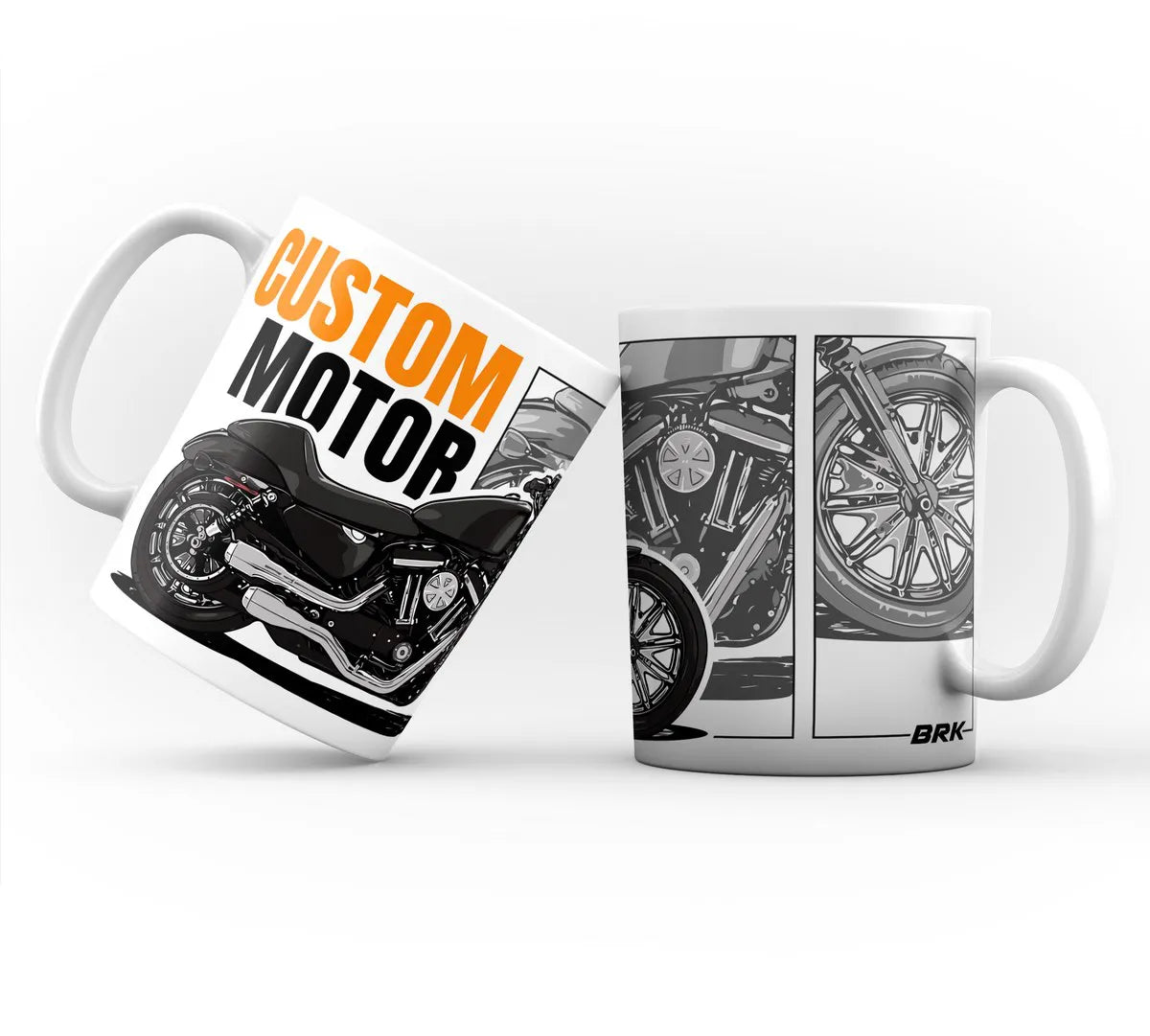 Caneca Brk Motociclismo Moto Custom 325ml