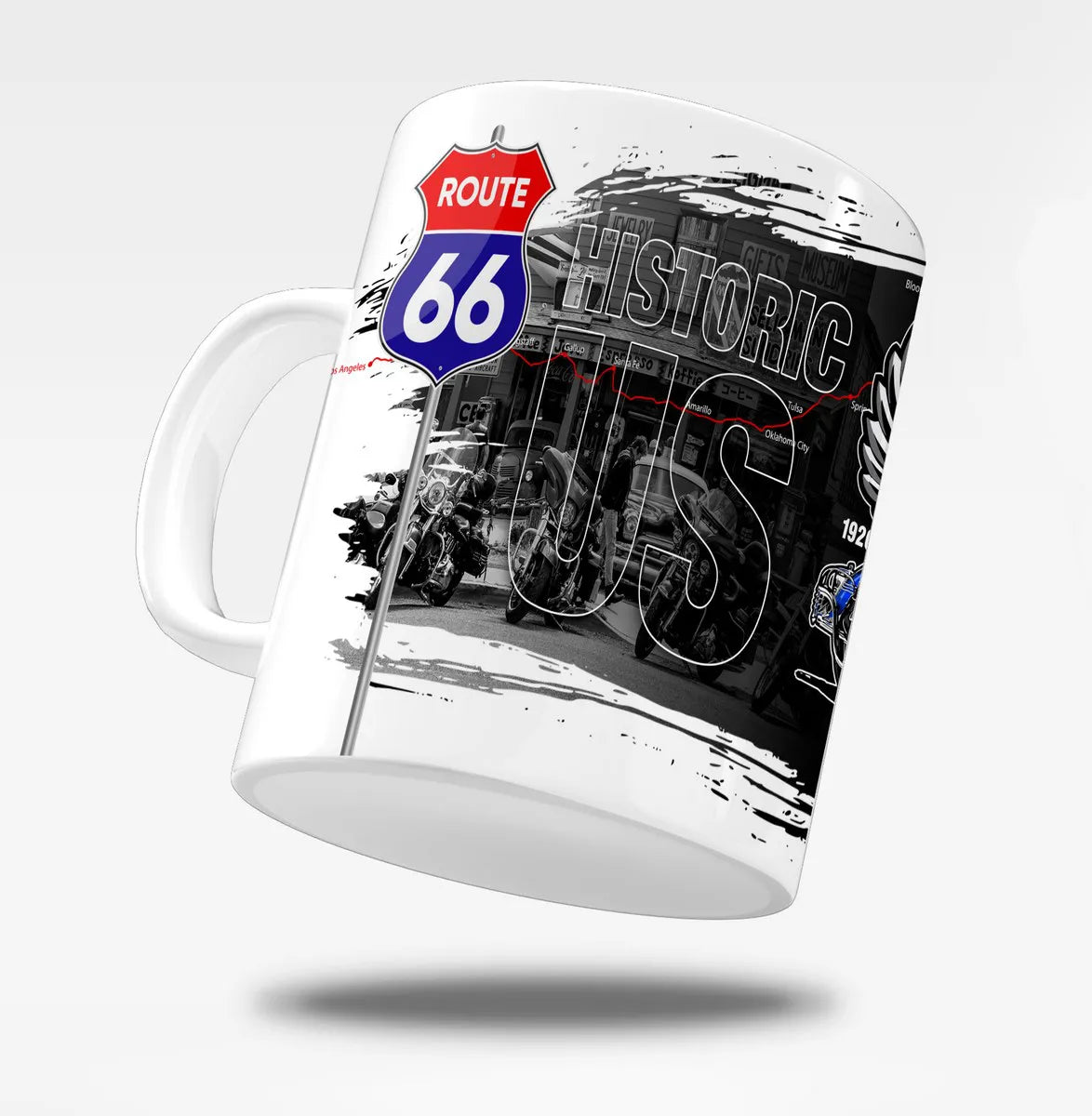 Caneca Brk Motociclismo Route 66 325ml