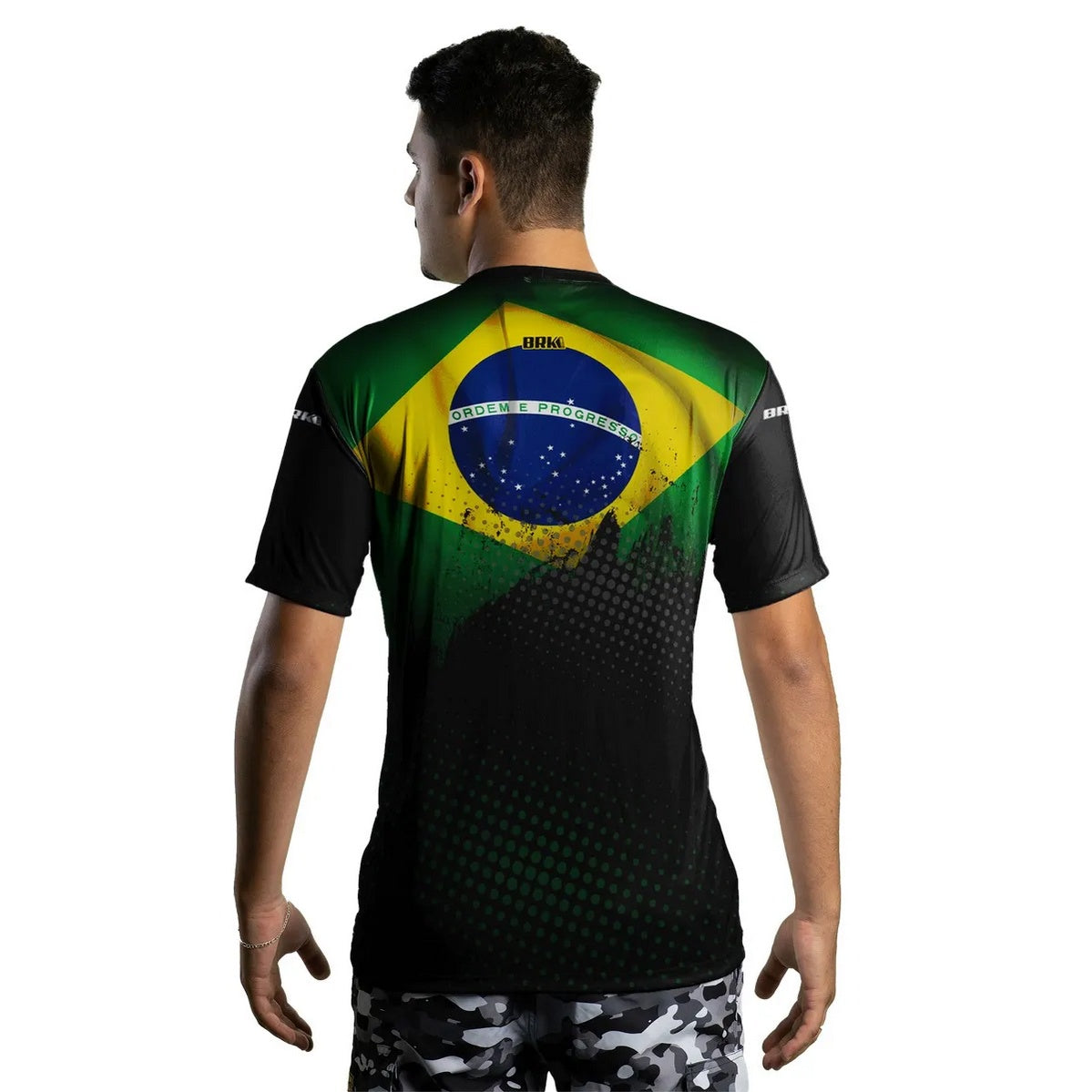 Camiseta Brk do Brasil Casual com Proteção UV50+