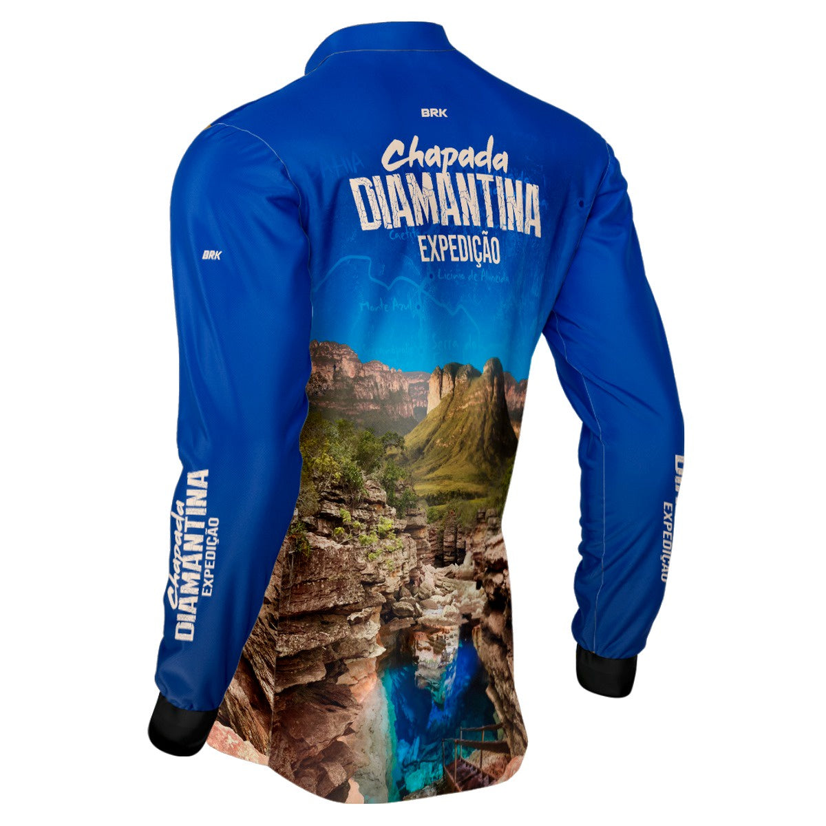 Camisa de Motociclismo Brk Expedição Chapada Diamantina com Proteção Solar UV50+
