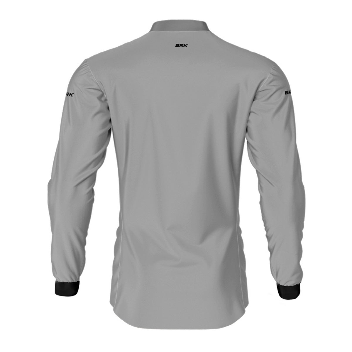 Camisa de Motociclismo Brk Básica Cinza Claro com Proteção Solar UV50+