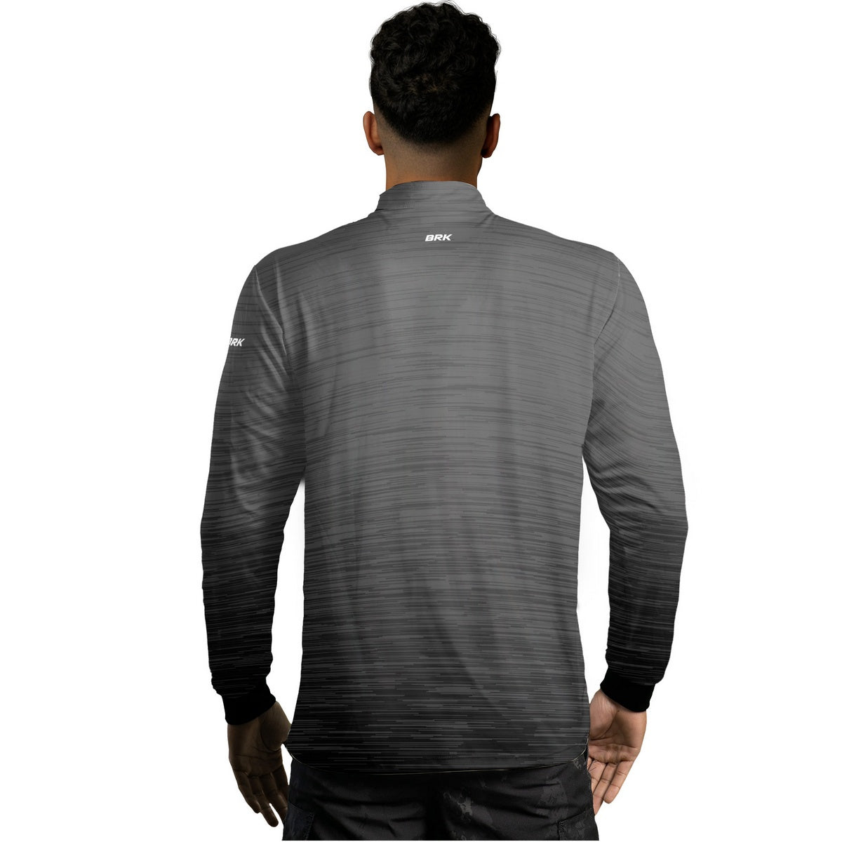 Camisa de Motociclismo Brk Mescla Cinza com Proteção Solar UV50+
