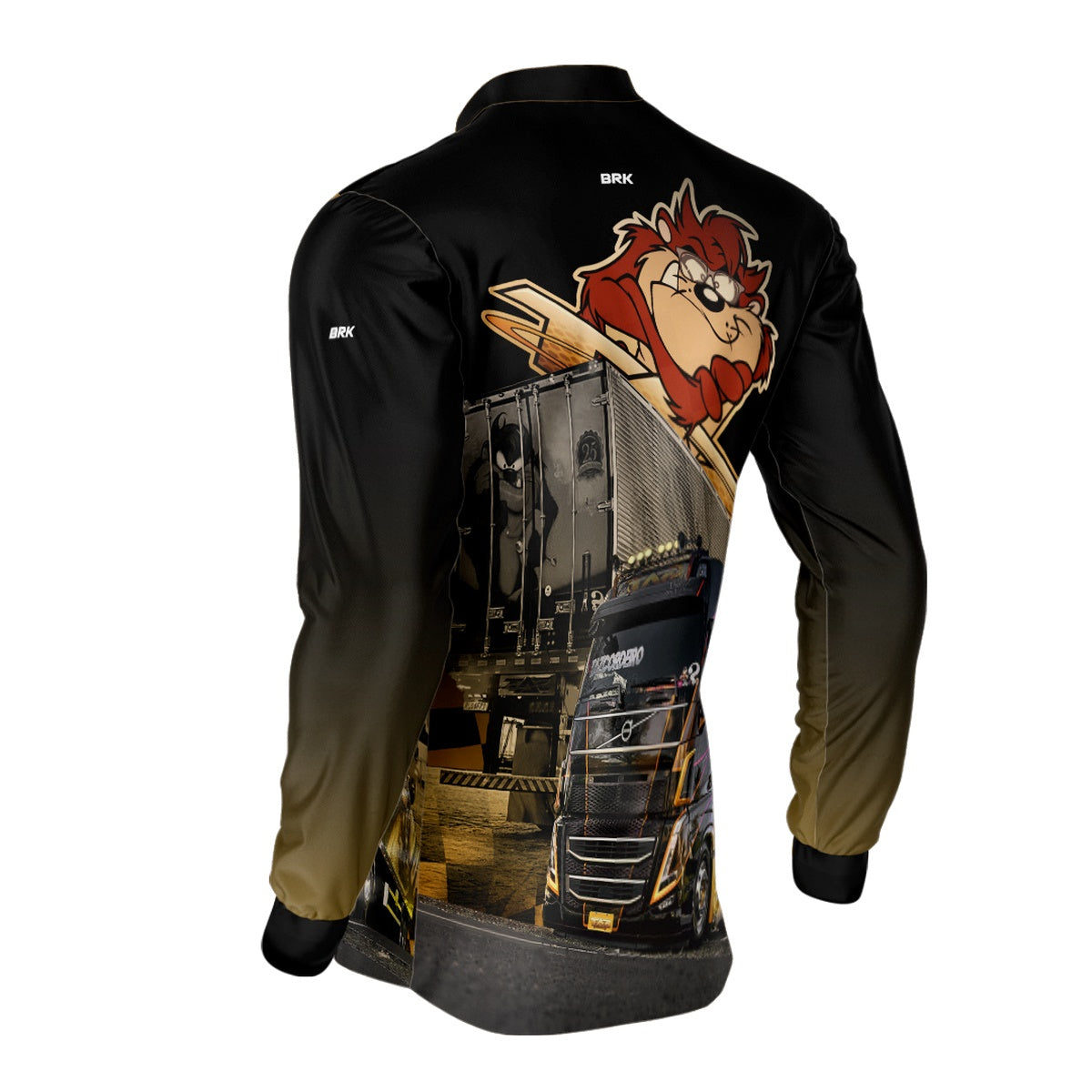 Camisa de Caminhão Brk Caminhão Taz Cordeiro com Proteção Solar UV50+