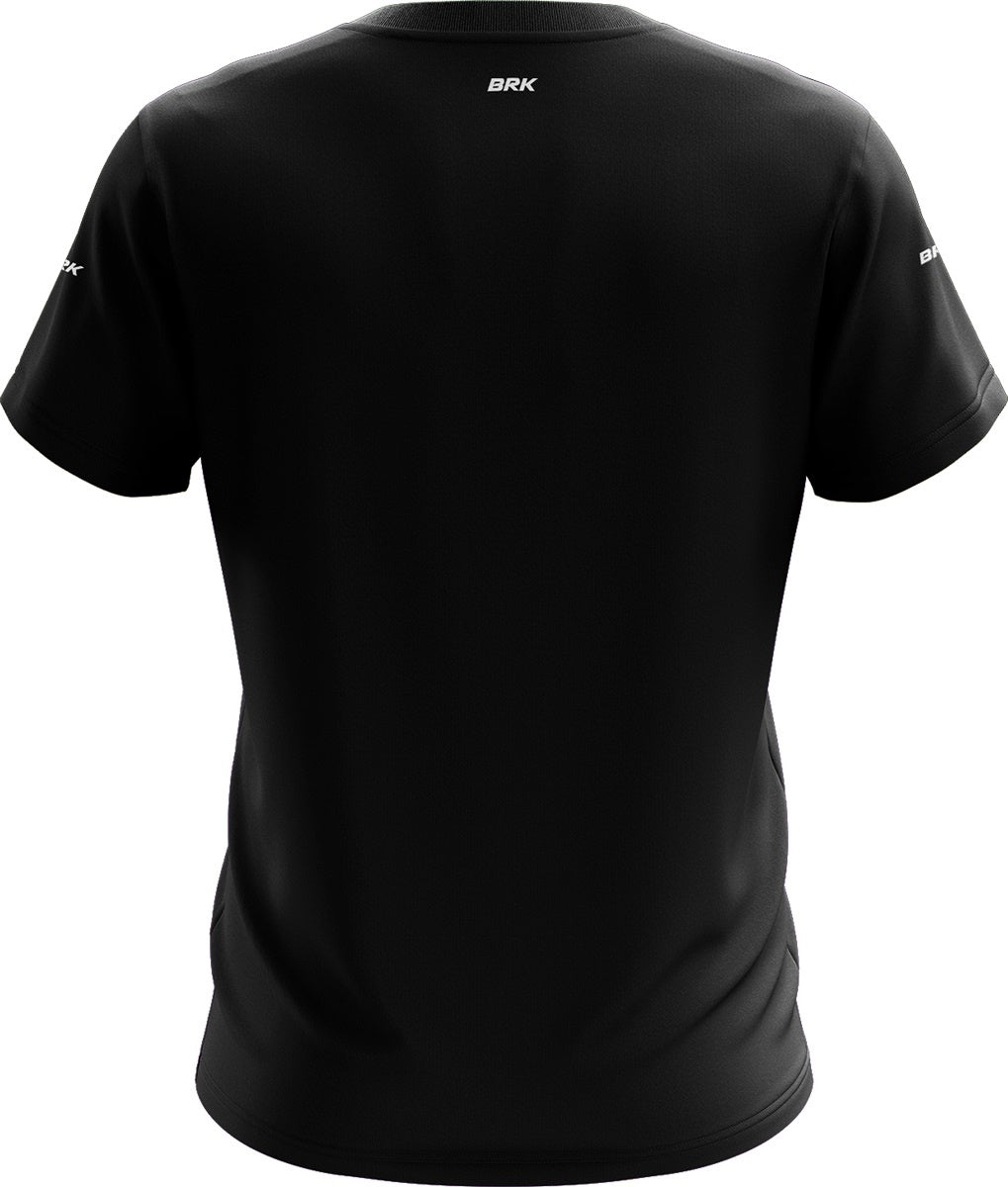 Camiseta Casual Brk Preta Lisa com UV50 Envio Imediato