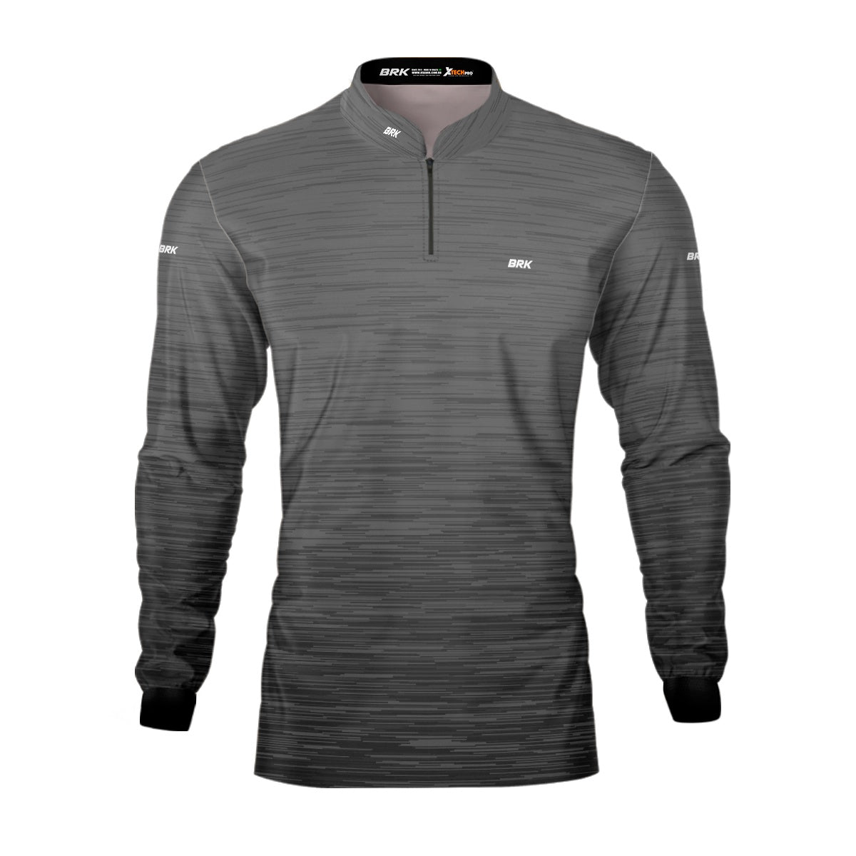 Camisa de Motociclismo Brk Mescla Cinza com Proteção Solar UV50+