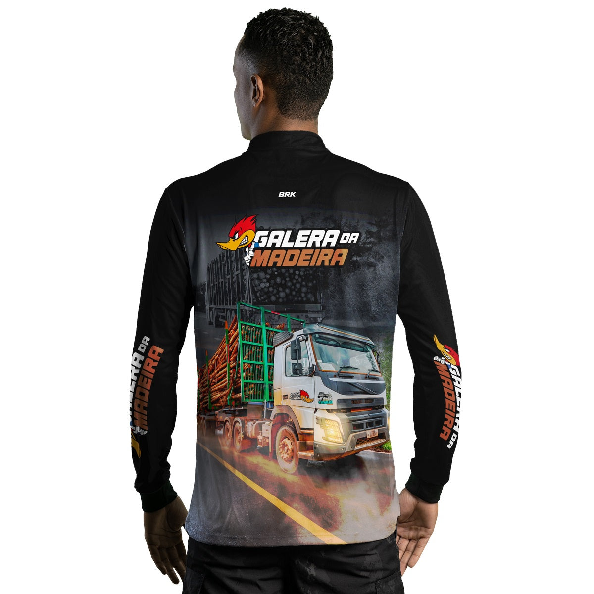 Camisa de Caminhão Brk Galera da Madeira com Proteção UV50+