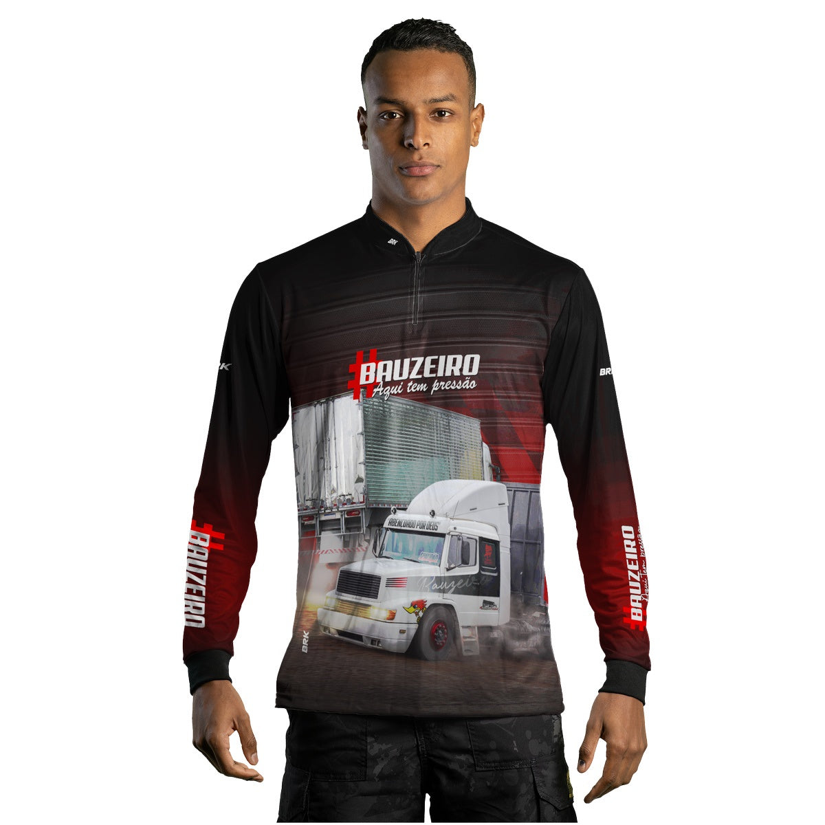 Camisa de Caminhão Brk Bauzeiro com UV50+