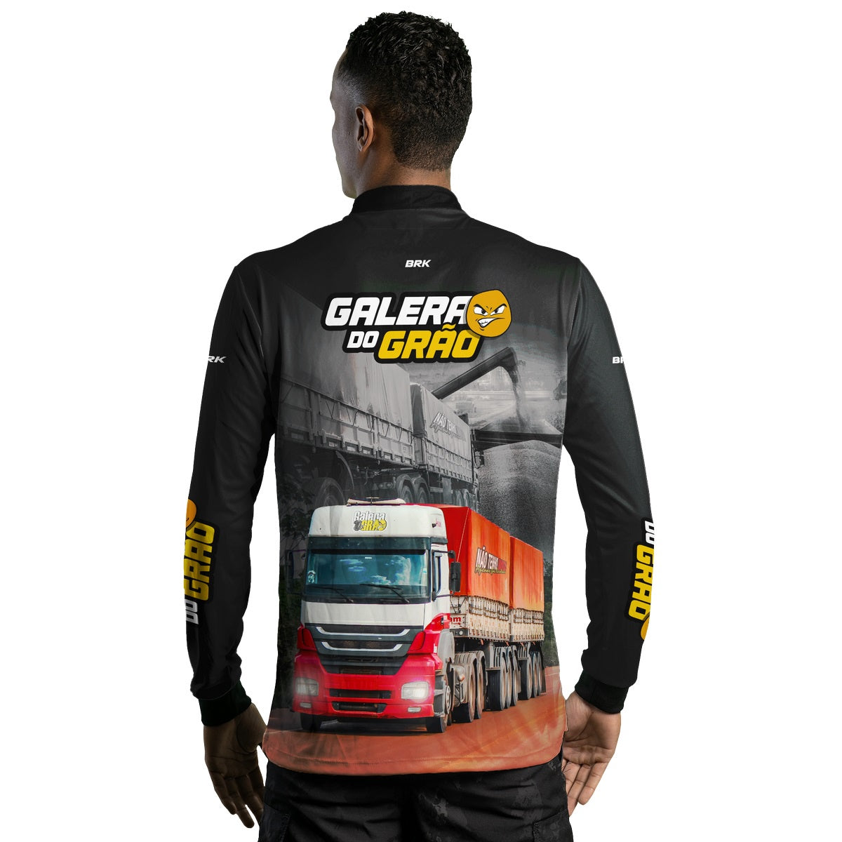 Camisa de Caminhão Brk Galera Do Grão com UV50+