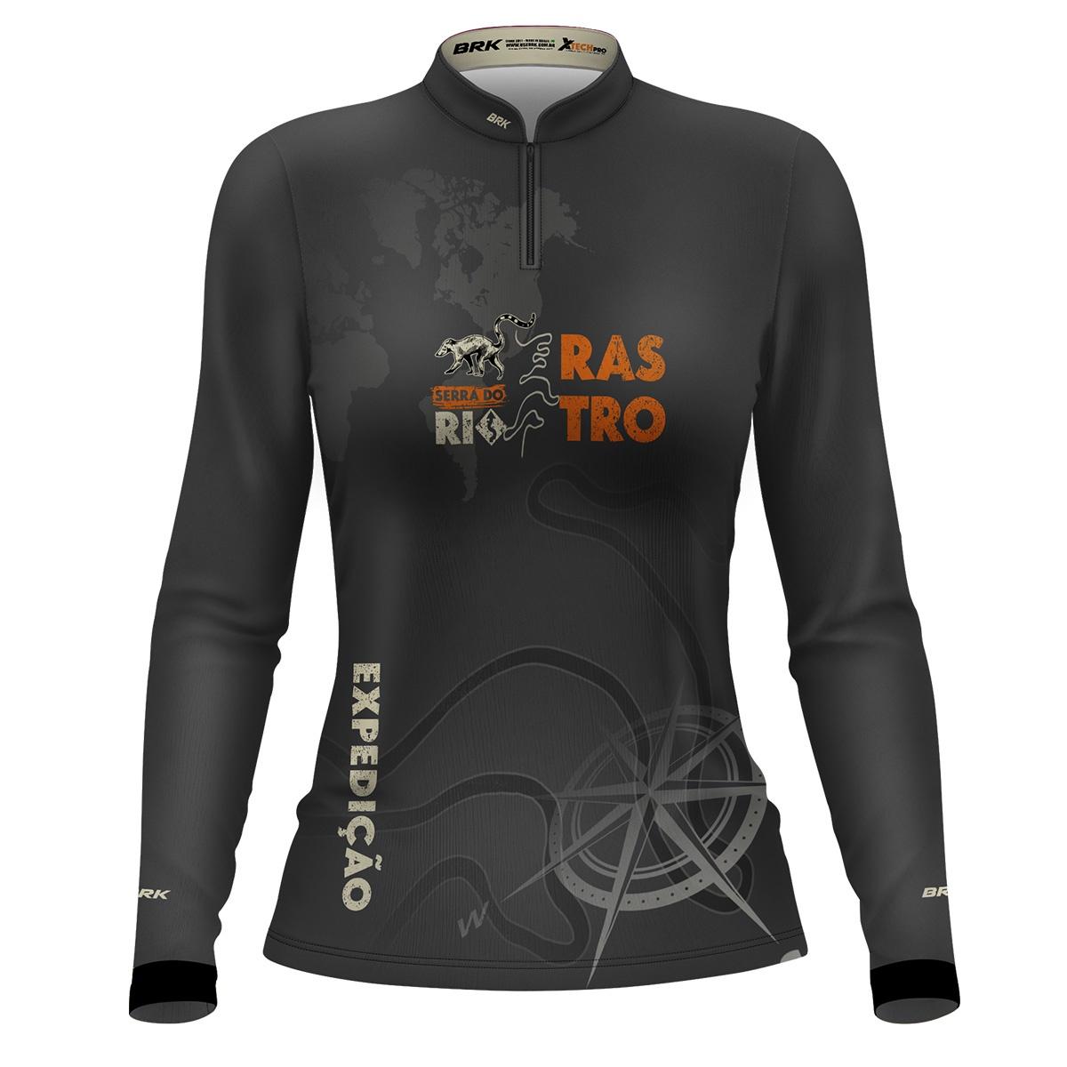 Camisa Feminina de Motociclismo Brk Expedição Serra do Rio Rastro com UV50+