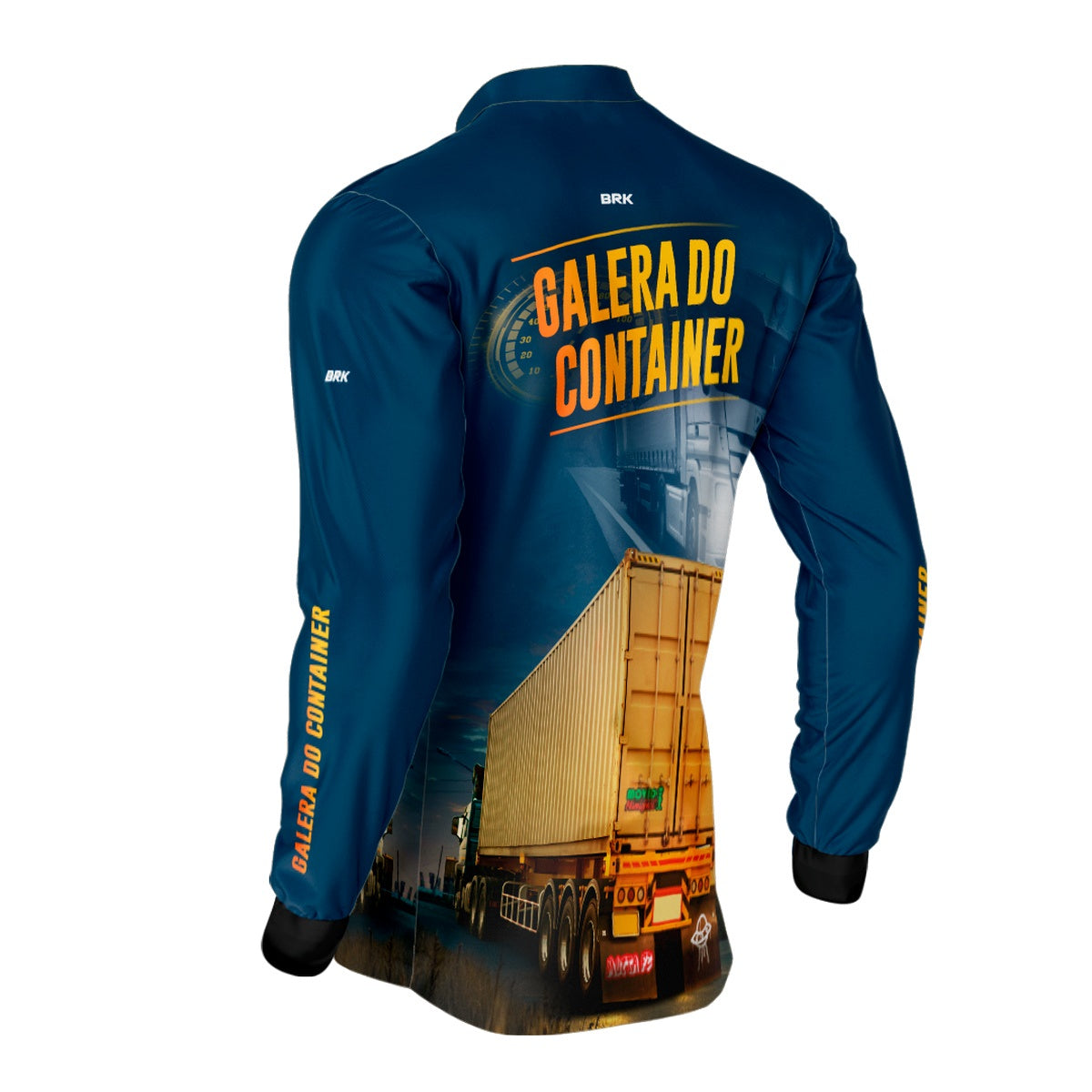 Camisa de Caminhão Brk Galera do Container com UV50+