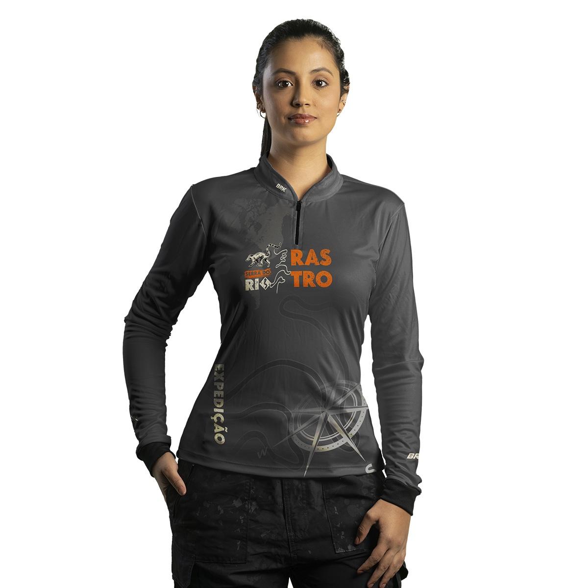 Camisa Feminina de Motociclismo Brk Expedição Serra do Rio Rastro com UV50+